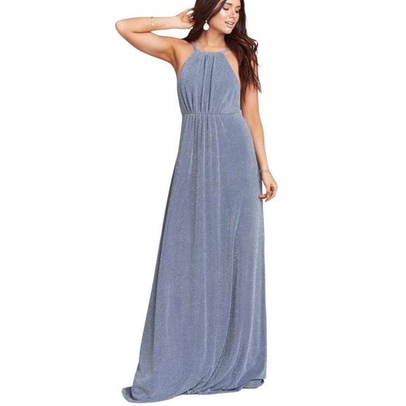 Show Me Your MuMu Dresses & Skirts - NWT Show Me Your Mumu Amanda Maxi Dress in Dancing Queen Shine Smoke, Medium